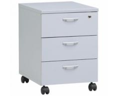 caisson mobile solo 3 tiroirs gris clair
