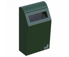 poubelle d'extérieur binsystem basic bin 50 verte