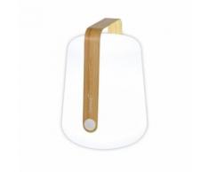 BALAD-Lampe nomade LED d'extérieur H25cm bambou Fermob - designé par Tristan Lohner
