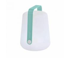 BALAD-Lampe nomade LED d'extérieur H38cm bleu lagune Fermob - designé par Tristan Lohner