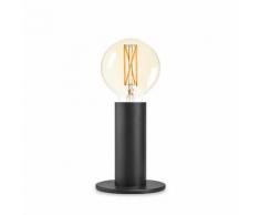 SOL-Lampe à poser variateur tactile ampoule LED Globe Filament Métal H24.5cm Noir Edgar