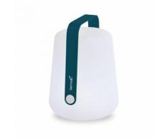 BALAD-Lampe nomade LED d'extérieur H25cm Bleu Acapulco Fermob - designé par Tristan Lohner