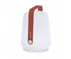 BALAD-Lampe nomade LED d'extérieur H25cm Rouge ocre Fermob - designé par Tristan Lohner