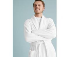 Marks & Spencer Pure Cotton Towelling Dressing Gown - White - XL