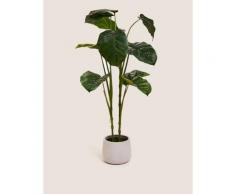 Pot de fleurs tropicales artificielles - Vert Assorti