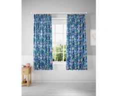 Rideaux occultants pour enfants à motif fonds marins fluorescent - Blue Mix