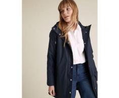 Womens M&S Collection Imperméable en caoutchouc à col cheminée - Navy