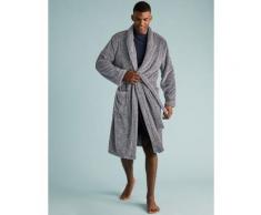 Marks & Spencer Supersoft Dressing Gown - Grey Marl - S