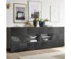 Kasalinea Enfilade 240 cm design gris laqué nerina 2