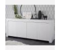 Kasalinea Enfilade 210 cm blanc laqué design agathe