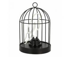 Lampe néon Oiseau dans la Cage Noir Suck Uk