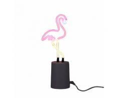 Petite lampe néon flamant rose Rose Sunnylife