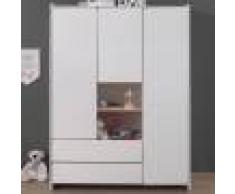 NOUVOMEUBLE Armoire pour enfant 3 portes blanche SANNA