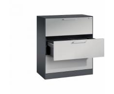 Classeur pour dossiers suspendus ASISTO largeur 800 mm, 3 tiroirs | CP