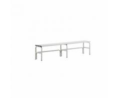 Banc de vestiaire en inox h x p 450 x 350 mm | Sypro Wolf