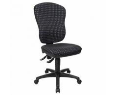 Chaise de bureau pivotante standard sans accoudoirs, avec soutien lombaire | Topstar