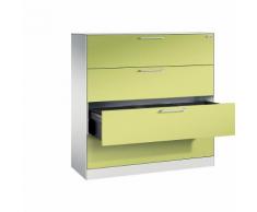 Classeur pour dossiers suspendus ASISTO largeur 1200 mm, 4 tiroirs | CP