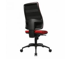 Chaise de bureau pivotante ergonomique, hauteur dossier 680 mm dossier rembourré | Topstar