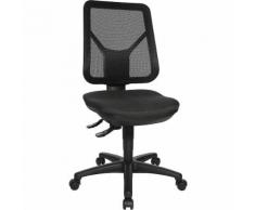 Chaise de bureau pivotante ergonomique dossier résille | Topstar