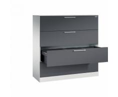 Classeur pour dossiers suspendus ASISTO largeur 1200 mm, 4 tiroirs | CP