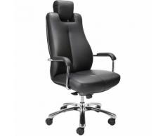 Chaise de bureau pivotante fauteuil de bureau, cuir souple