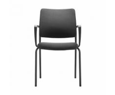 Chaise de conférence TO-SYNC meet avec dossier rembourré, lot de 4 | TrendOffice