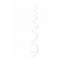 8 Suspensions spirales blanches 68 cm Taille Unique