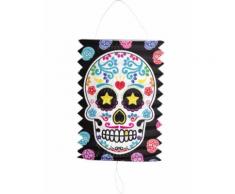 Lampion 16cm Dia de los muertos Taille Unique