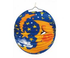 Lampion rond lune 28 cm Taille Unique