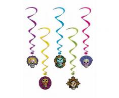 Suspensions spirale Dia de los muertos Halloween Taille Unique