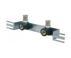 COMISA Support montage avec 2 appliques DIST 153MM F1/2-16