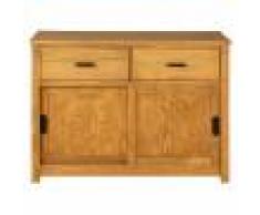 Grenier Alpin Buffet en pin massif 2 tiroirs et 2 portes coulissantes