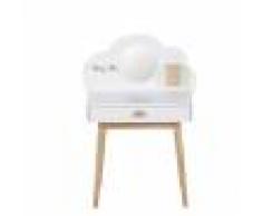 Maisons du Monde Coiffeuse enfant 1 tiroir coloris blanc et naturel