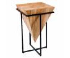 Rendez vous déco Grande sellette en bois d'acacia et métal