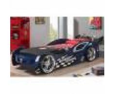 Maisonetstyles Lit voiture 246,6x111x68 cm couchage 90x200 cm bleu