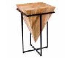Rendez vous déco Grande sellette en bois d'acacia et métal