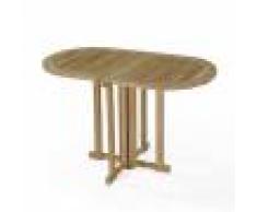 TECKAttitude Table de balcon pliante en teck massif L120