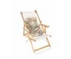 Ezpeleta Chilienne de jardin en bois d'Eucalyptus avec motif jungle