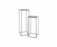Meubles & Design Lot de 2 sellettes design en métal