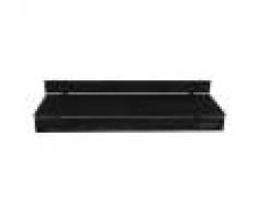 Balkonbar Bar table pour balcon en pin noir balustrade ronde