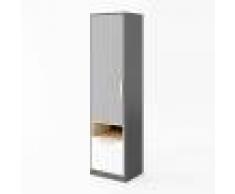 Armoire simple POK enfant - Gris - H193 cm