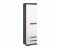 Armoire simple largeur 55 cm TREND chambre enfant - Graphite - H194 cm
