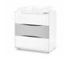 Commode bébé Nati - Blanc - H81 cm