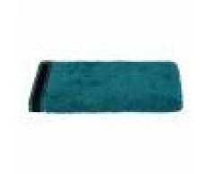 Atmosphera Serviette invité "Joia", coton 550 gr/m², bleu canard 30x50 cm DTE_2021 Unisexe
