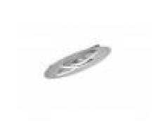 TRIO Lighting Plafonniers ovale nickel mate LED DOLPHIN de TrioLighting