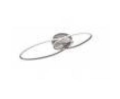 TRIO Lighting Plafonniers 2 ovales nickel mate LED AVUS de TrioLighting
