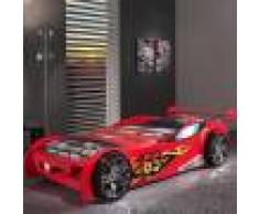 NOUVOMEUBLE Lit voiture de course rouge RACING