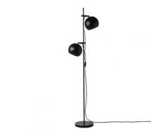 BALL DOUBLE-Lampe de lecture 2 lumières Métal H160cm Noir Frandsen - designé par Benny Frandsen