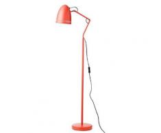 DYNAMO FLOOR-Lampe de lecture Articulée Métal H139cm rouge tomate mat Super Living