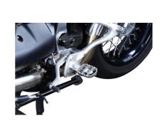 SW-Motech Kit de repose-pieds ION - KTM/Honda/Kawasaki/Morini/Guzzi/Suzuki/BMW., noir-argent